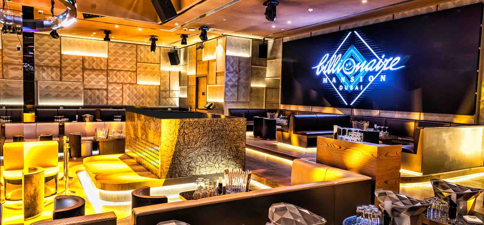 Billionaire Dubai - Bottle Service and VIP Table Booking